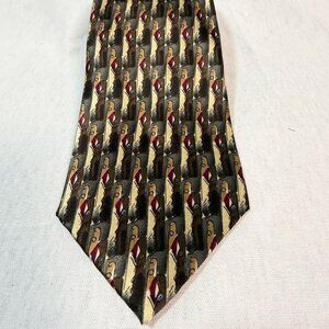 Jerry Garcia Silk Tie "Like a Twittering Machine" Collection 52 Abstract Art